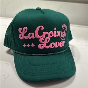 Pink and Green Love Trucker Hat